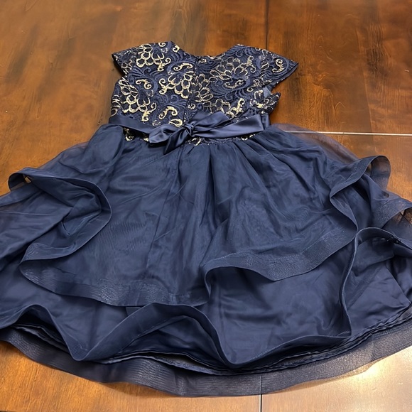 Wonder Nation Girls Lurex Lace & Tulle Dress - Picture 3 of 3